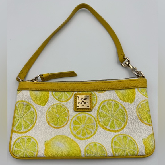 Dooney & Bourke Handbags - Dooney & Bourke Yellow Limone Wristlet